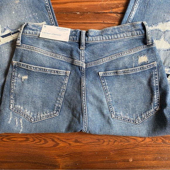 NWT Junior Arizona Jean Co Highest Rise Vintage Straight Sz 11 - Picture 2 of 7